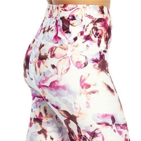 ☔️🔹️Balance Collection Watercolor Floral Print Athletic Leggings Medium - Picture 2 of 11
